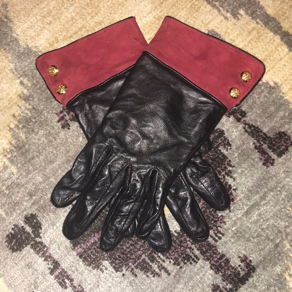 Ralph Lauren Accessories - Ralph Lauren leather and suede gloves